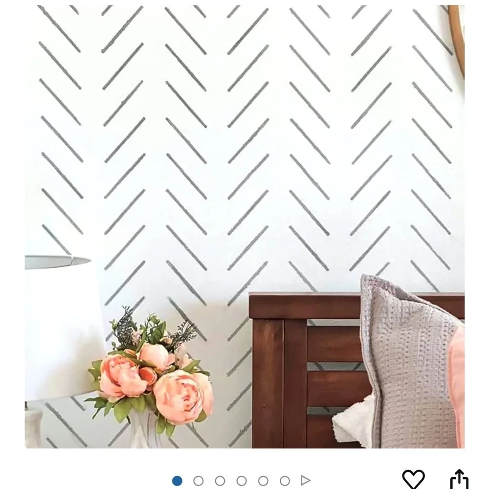 NEW Stencil | Large 2 Piece | DIY Painting Wall Art | Accent Wall